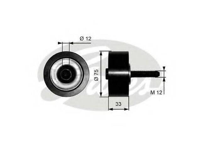 Ролик поліклинового ременя GATES T36291 на MERCEDES-BENZ VARIO c бортовой платформой/ходовая часть - Фото 1