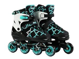 Роликовые коньки Best Roller 38-41 24-26 см Black and Turquoise (151213)