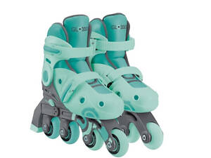 Роликовые коньки Globber 2в1 м'ятно-зелені р.26-29, до 20кг, 3+ (780-206)