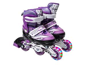 Роликовые коньки Happy Mondays 27-30 16-18 см Violet (1963754186)