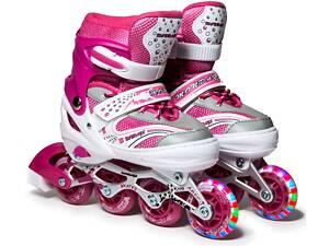 Роликовые коньки Happy Mondays 34-37 20,5-23,5 см Pink (588018499)