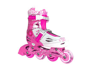 Роликовые коньки Neon Inline Skates Розовый (Размер 30-33) (NT07P4)