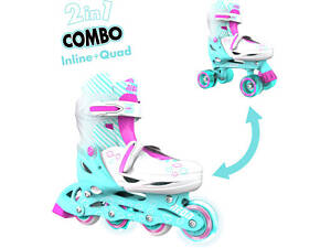 Роликовые коньки Neon Сombo Turquoise размер 34-37 (NT10T4)