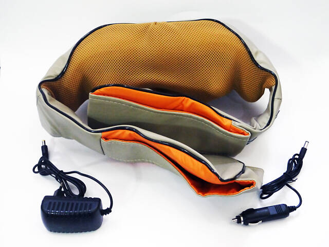 Роликовий масажер для шиї, плечей і спини Massager of Neck Kneading з прогріванням - Фото 7