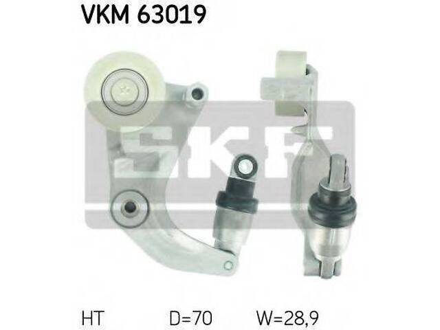 Роликовий модуль натягувача ременя SKF VKM63019 на HONDA ACCORD EURO VIII седан (CU) - Фото 1