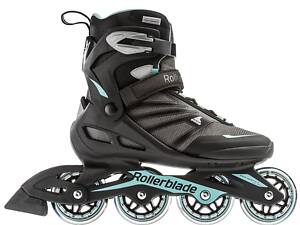 Ролики Rollerblade Zetrablade W 2023 38.5 Black/Light blue (1012-07958700-821-245)