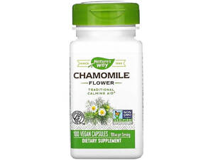 Ромашка (цветы) Nature's Way Chamomile 700 мг 100 вег капс