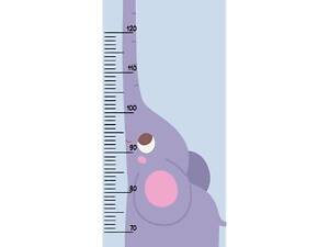 Зростомір-картина за номерами ArtCraft Слоник 30х80 см (15124-AC)