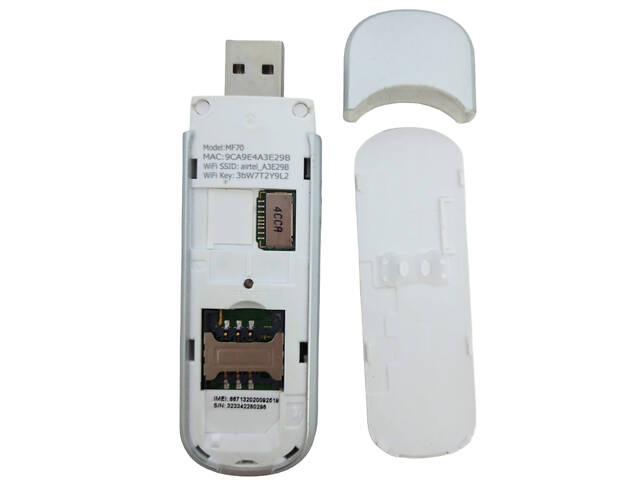 Роутер-модем WIFI 3G ZTE MF 70 USB GSM HSPA+/UMTS до 21 Мбіт вихід під антену всі оператори - Фото 4