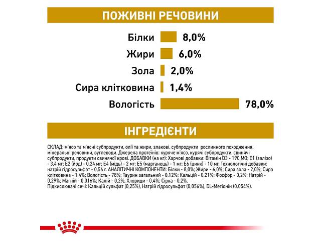 Royal Canin Royal Canin (Роял Канин) Urinary S/O, 410 г - влажный корм для собак при заболеваниях нижних мочевыводящих п - Фото 5