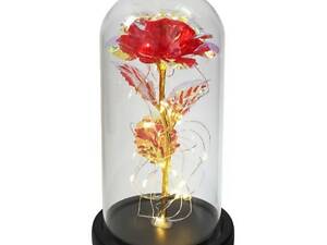 Роза в колбі LED Red Gold XPRO 120 шт. (43541-_193)