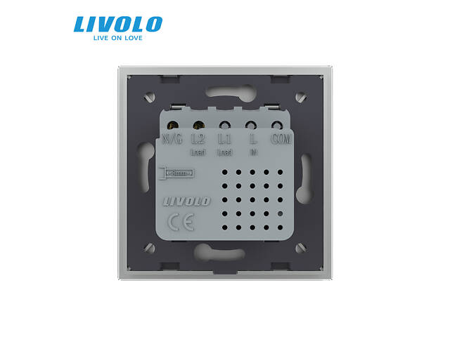 Розетка USB-A и USB-C с Power Delivery 36W Livolo серый стекло (VL-C7FCUA18W.UC18W-2IP) - Фото 8
