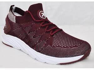 Розміри 36, 37, 38, 39, 40, 41 Жіночі мокасини весна літо осінь, текстиль сітка, бордові Restime 19613