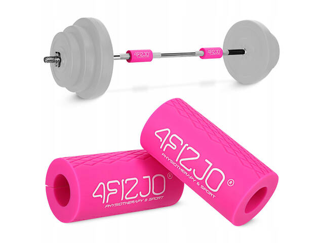 Розширювальні накладки на гриф 4FIZJO Fat Grip 2 шт силіконові Pink (P-5905973404334) - Фото 1