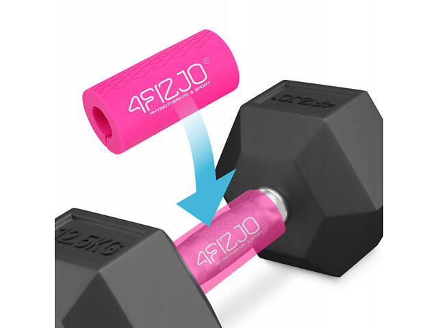 Розширювальні накладки на гриф 4FIZJO Fat Grip 2 шт силіконові Pink (P-5905973404334) - Фото 8
