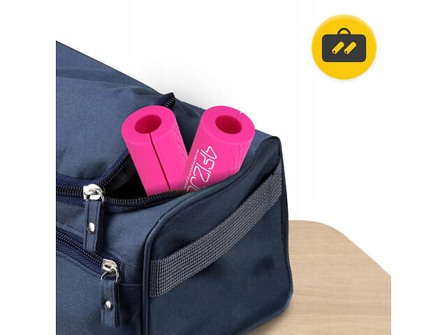 Розширювальні накладки на гриф 4FIZJO Fat Grip 2 шт силіконові Pink (P-5905973404334) - Фото 2