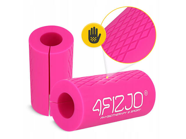 Розширювальні накладки на гриф 4FIZJO Fat Grip 2 шт силіконові Pink (P-5905973404334) - Фото 10