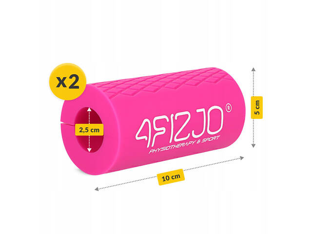 Розширювальні накладки на гриф 4FIZJO Fat Grip 2 шт силіконові Pink (P-5905973404334) - Фото 9