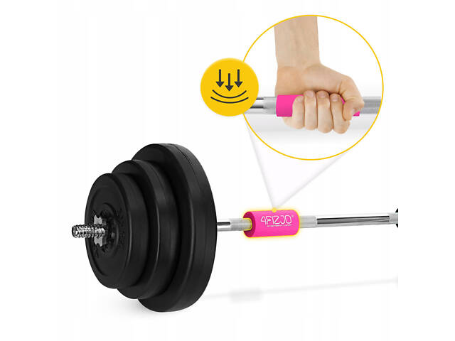 Розширювальні накладки на гриф 4FIZJO Fat Grip 2 шт силіконові Pink (P-5905973404334) - Фото 7