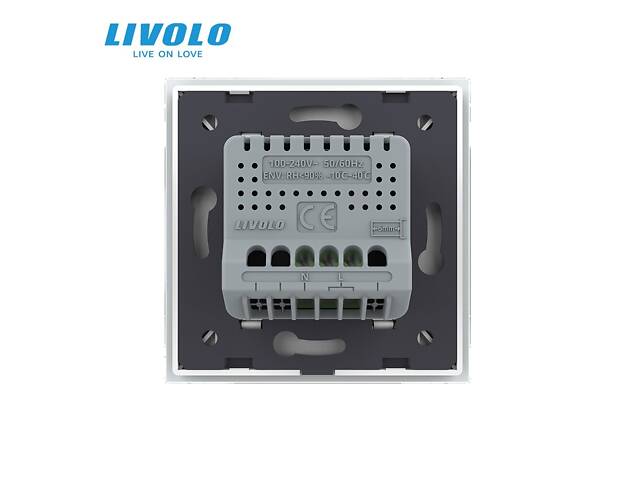Розумний датчик температури та вологості ZigBee термометр гігрометр Livolo білий скло (VL-FCEZ-2WP-11) - Фото 2