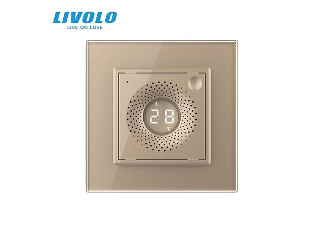 Розумний датчик температури та вологості ZigBee термометр гігрометр Livolo золото скло (VL-FCEZ-2AP-13) - Фото 7