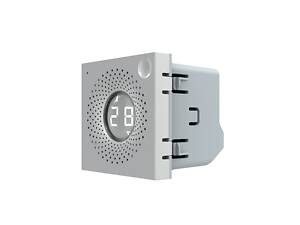 Умный механизм датчик температуры и влажности ZigBee Livolo серый (VL-FCEZ-2IP)