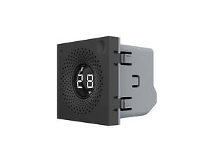 Умный механизм датчик температуры и влажности ZigBee Livolo черный (VL-FCEZ-2BP)