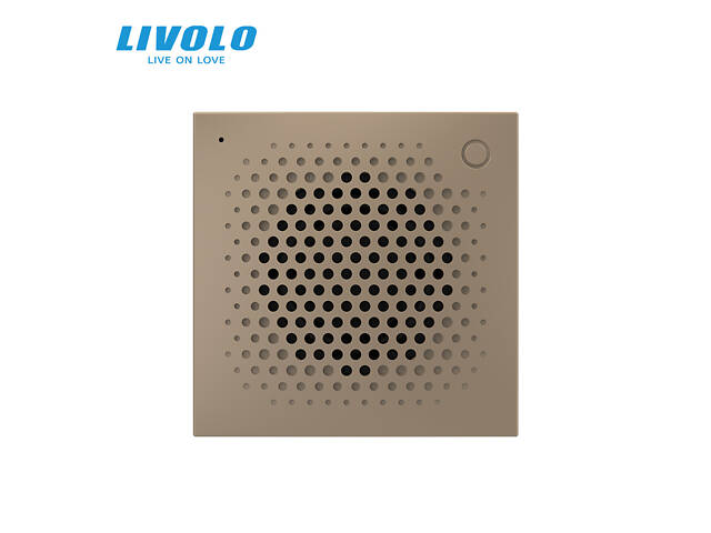 Розумний механізм дверний дзвінок-сирена ZigBee Livolo золото (VL-FCBZ-2AP) - Фото 3