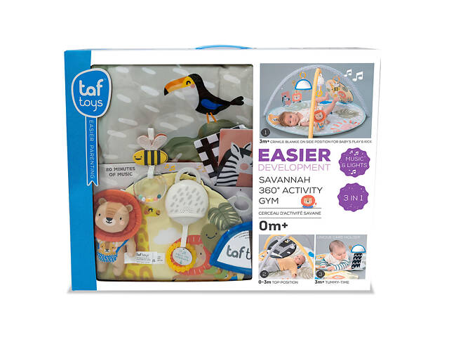 Розвиваючий музичний килимок з дугами колекції 'Савана' - ПРИГОДИ НА 360° - Фото 38