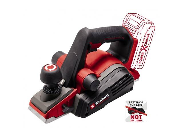 Рубанок акумуляторний Einhell Professional Einhell Professional TP-PL 18/3 Li BL - Solo PXC 18В 82мм до 2мм 2.63кг без А - Фото 1