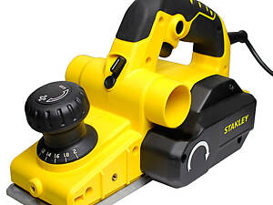 Рубанок електричний, фуганок Stanley STPP7502, 750 Вт, 16500 об/хв., ширина 82 мм