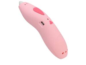 Ручка 3D аккумуляторная K9901 керамический носик трафарет 8 цветов пластика в комплекте розовый (K9901_477)