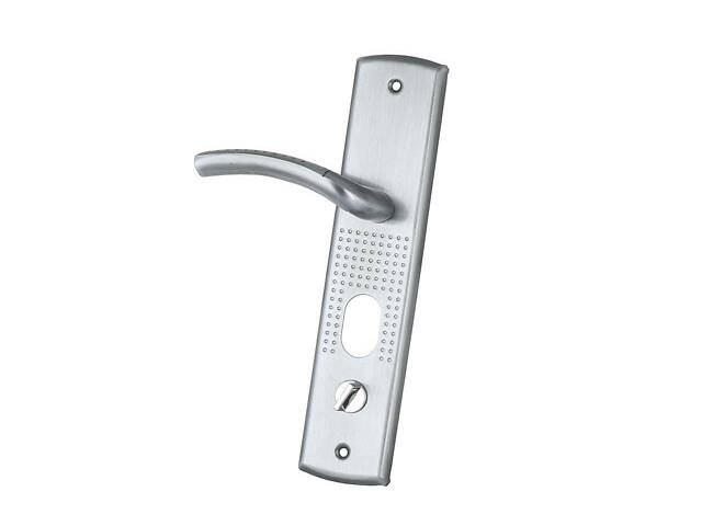 Ручка для металевих дверей FZB HY-A1809 (1818) SN (сатин) правий дверний отвір (15-148-02) - Фото 1