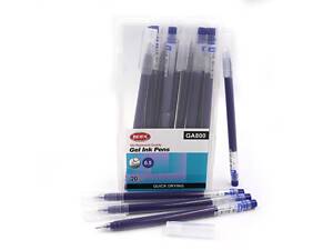 Ручка для письма гелевая шариковая 0,5 мм Beifa (быстро высыхающая) синяя GA800