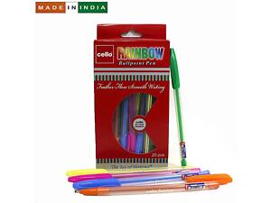 Ручка для письма шариковая Cello Rainbow SKU 50Box 1,0 мм микс