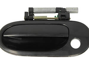 Ручка дверей передн Лів (зовнішн, з отвором для замка, чорн/під фарбування) NISSAN ALMERA II N16 01.00-05.07 60101602640