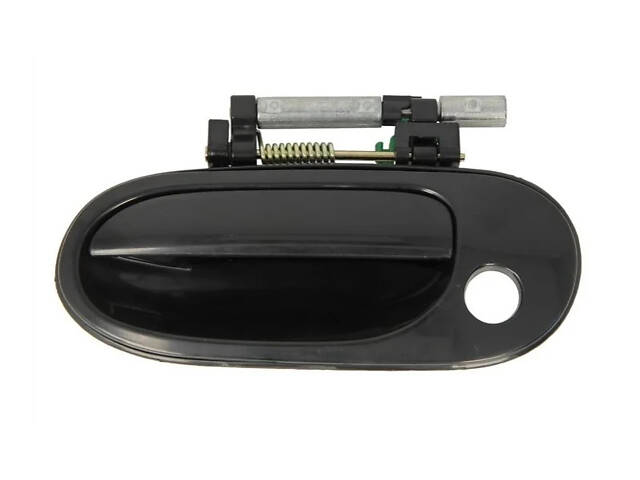 Ручка дверей передн Лів (зовнішн, з отвором для замка, чорн/під фарбування) NISSAN ALMERA II N16 01.00-05.07 60101602640 - Фото 1