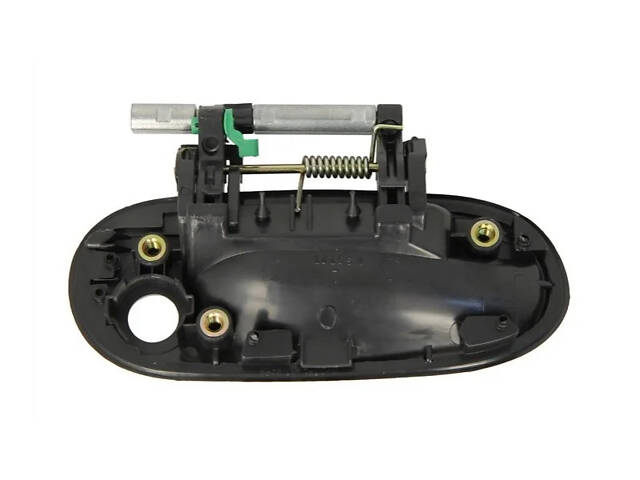 Ручка дверей передн Лів (зовнішн, з отвором для замка, чорн/під фарбування) NISSAN ALMERA II N16 01.00-05.07 60101602640 - Фото 2