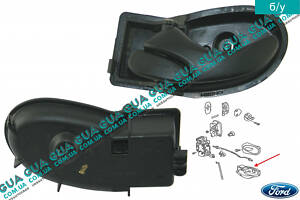 Ручка двери передняя внутренняя левая YC15V22601AB Ford / ФОРД TRANSIT 2000-2006 / ТРАНЗИТ 00-06, Ford / ФОРД TRANSIT 20