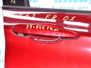 Ручка двери внешняя перед прав BMW X3 F25 11-17 keyless (01) красный цвет (A82) Vermilion red 51-21-7-286-162