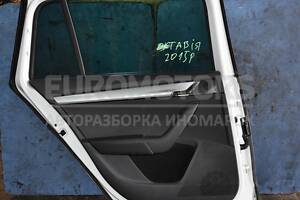 Ручка двери внутренняя задняя левая хром Skoda Octavia (A7) 2013 4