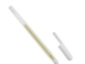 Ручка гелевая 0,8 мм, золотая