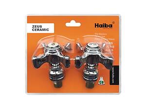 Ручки з кранбуксами (пара) HAIBA ZEUS (кераміка) (HB0578)
