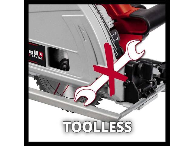 Ручна заглибна циркулярна пила Einhell TE-PS 165 New (4331300) - Фото 3