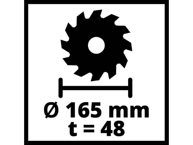Ручна заглибна циркулярна пила Einhell TE-PS 165 New (4331300) - Фото 7