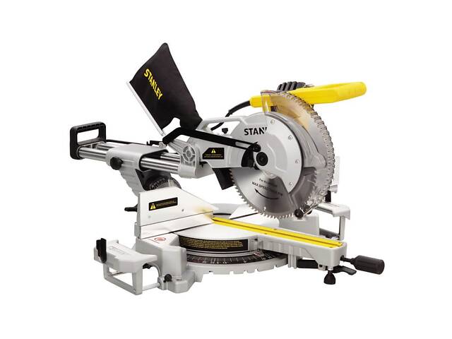 Ручная торцовочная пила с протяжкой по дереву STANLEY SM18 : 1800 Вт, глубина реза 92мм, круг 254 мм. - Фото 3