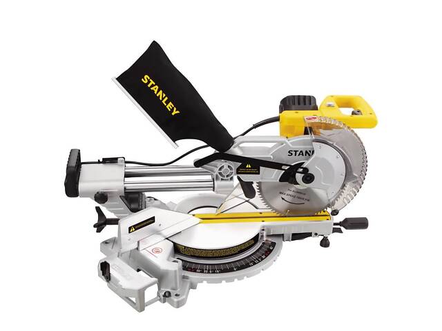 Ручная торцовочная пила с протяжкой по дереву STANLEY SM18 : 1800 Вт, глубина реза 92мм, круг 254 мм. - Фото 6