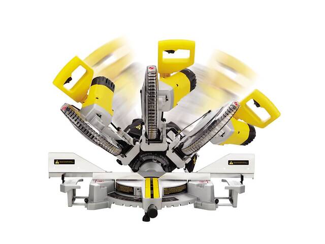 Ручная торцовочная пила с протяжкой по дереву STANLEY SM18 : 1800 Вт, глубина реза 92мм, круг 254 мм. - Фото 7