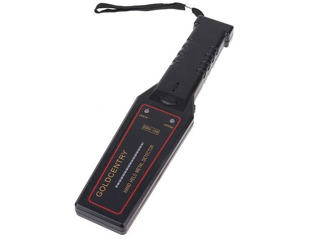 Ручний металодетектор - доглядовий металошукач Goldcentry GC-1002 зі шкалою рівня сигналу - Фото 2