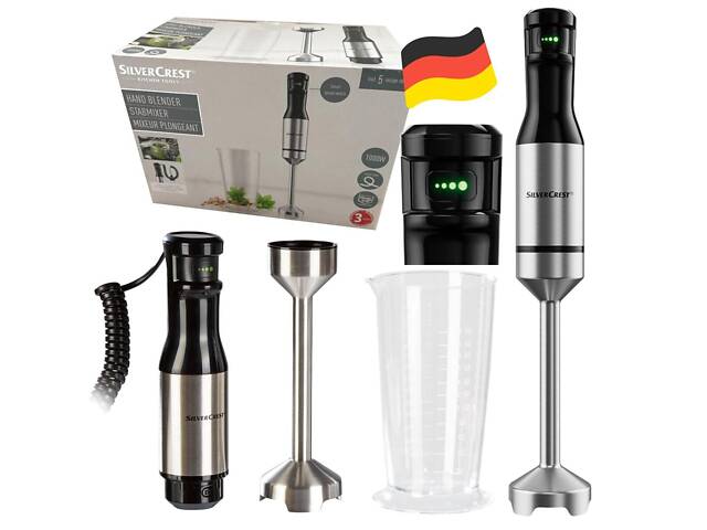 Ручной блендер SilverCrest SMSS 1000 A1 (1000 Вт, Smart-Speed, Германия) - Фото 1